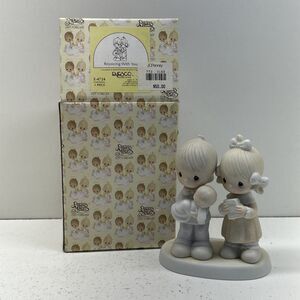 Vintage Signed Precious Moments Rejoicing With You E-4724